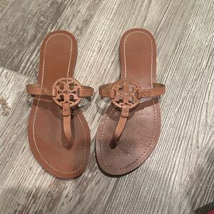 Tory Burch Tan Leather Sandals